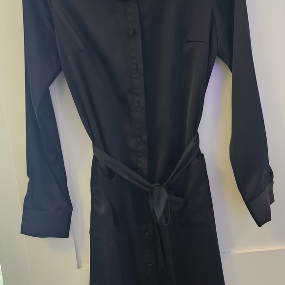 Rachel Parcell Elegant Black Shirt Dress Size XS - Picture 3 of 14